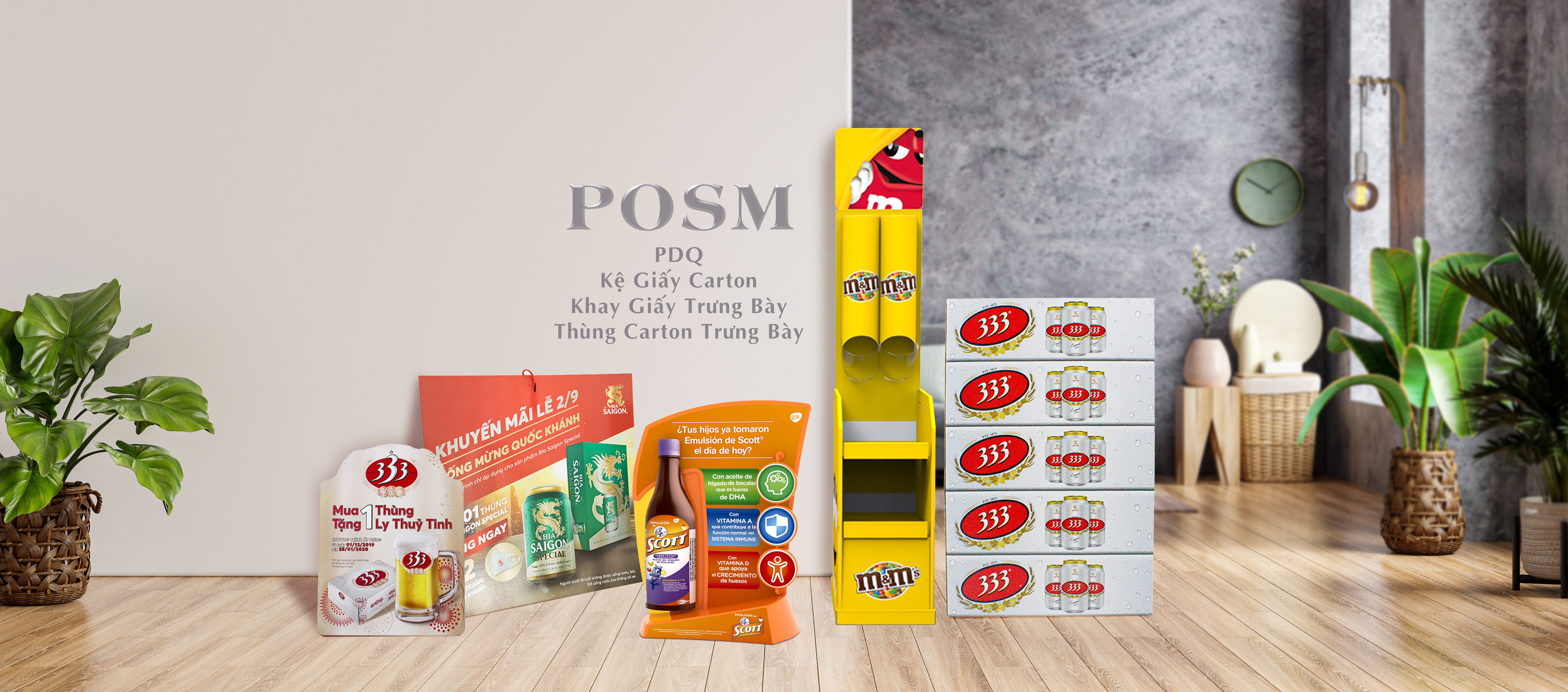 Vật phẩm quảng cáo POSM Khang Thành