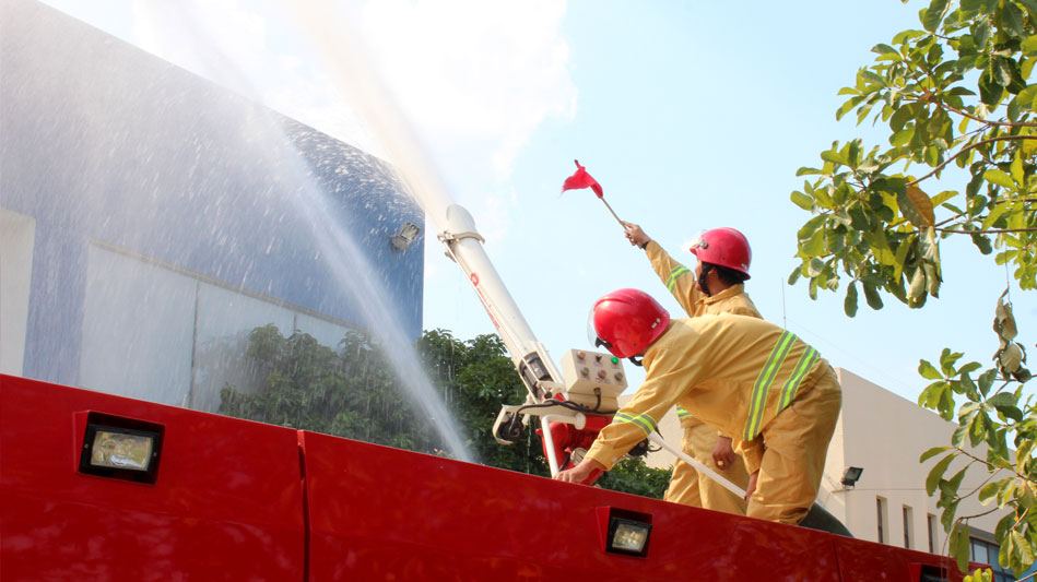Diễn tập phòng cháy chữa cháy
