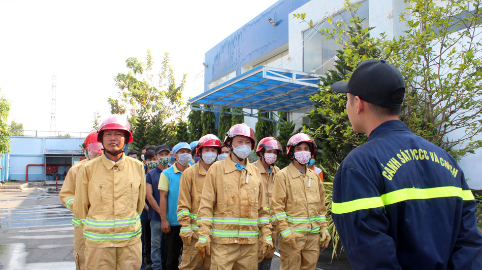 Diễn tập phòng cháy chữa cháy