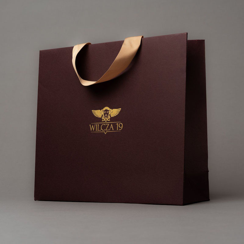 hot foil stamping paper bag
