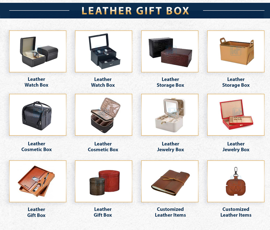 leather gift box