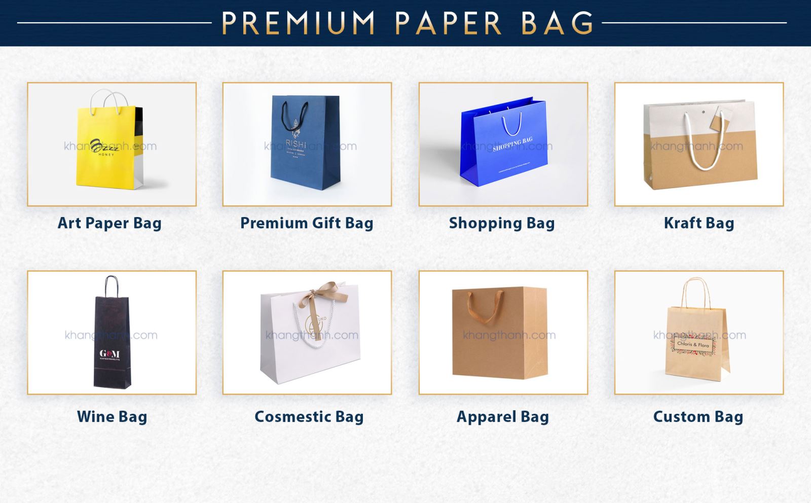 Khang Thanh - Premium gift paper bag manufacturer Premium gift paper bag manufacturer