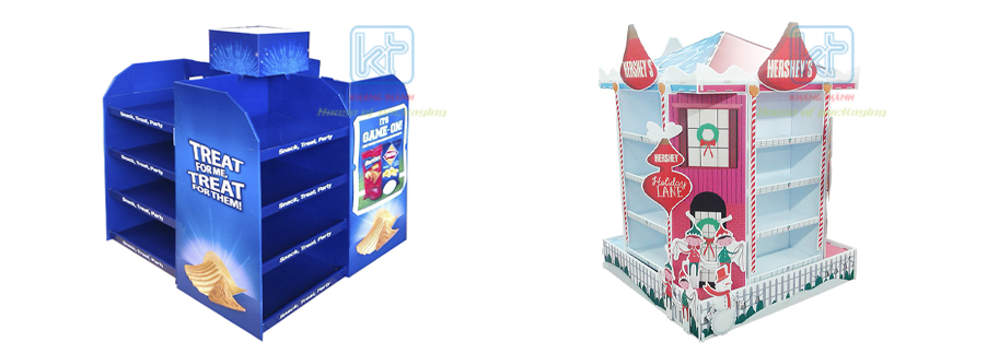 POS display cardboard display Khang Thanh packaging company in Vietnam