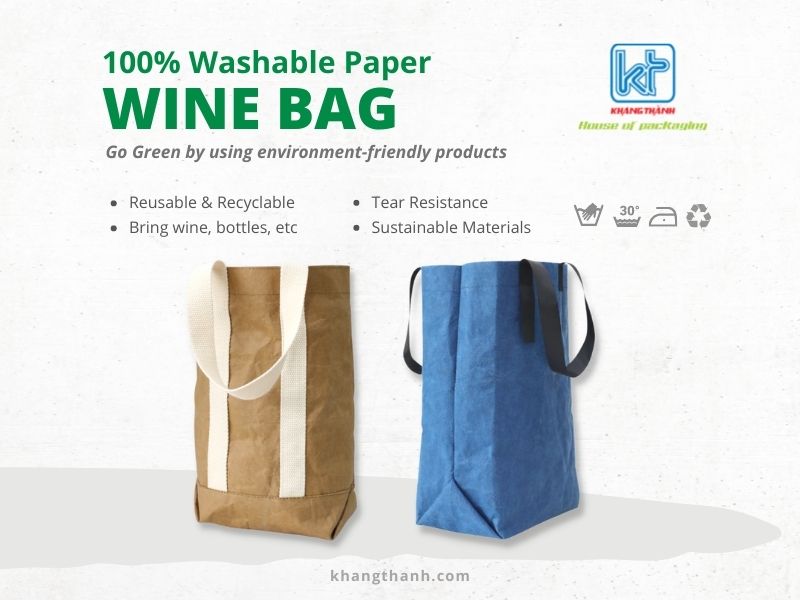 washable paper bags Khang Thanh packaging