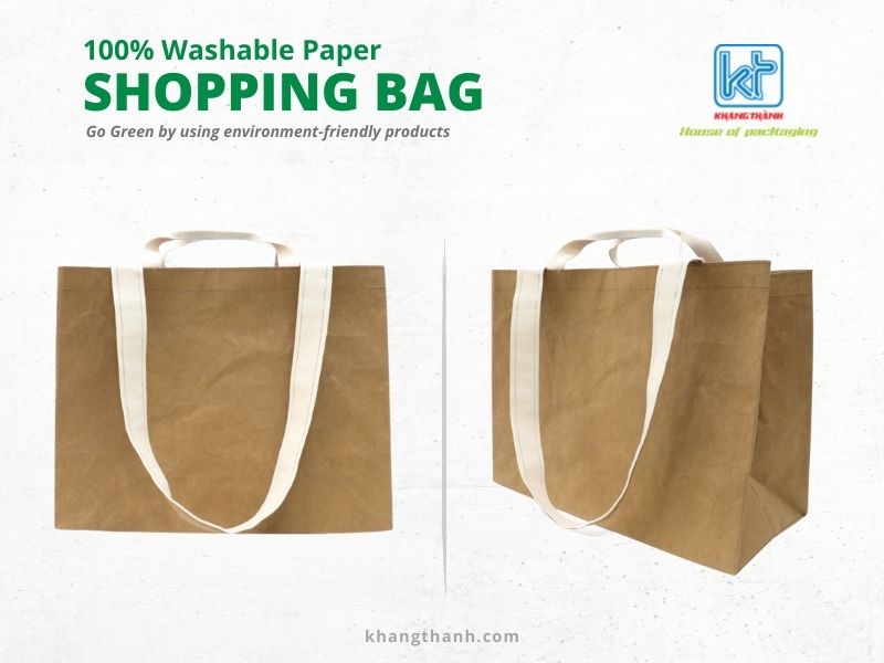 washable paper shopping bag Khang Thanh