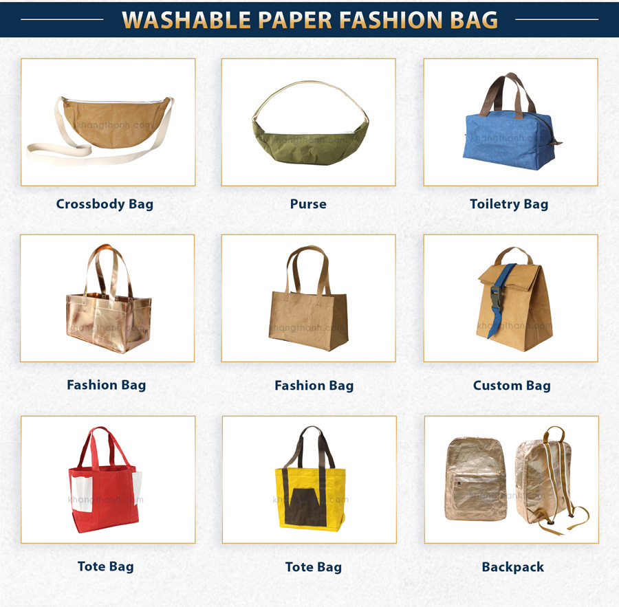 Washable paper bags - Sustainable packaging trend | Khang Thanh