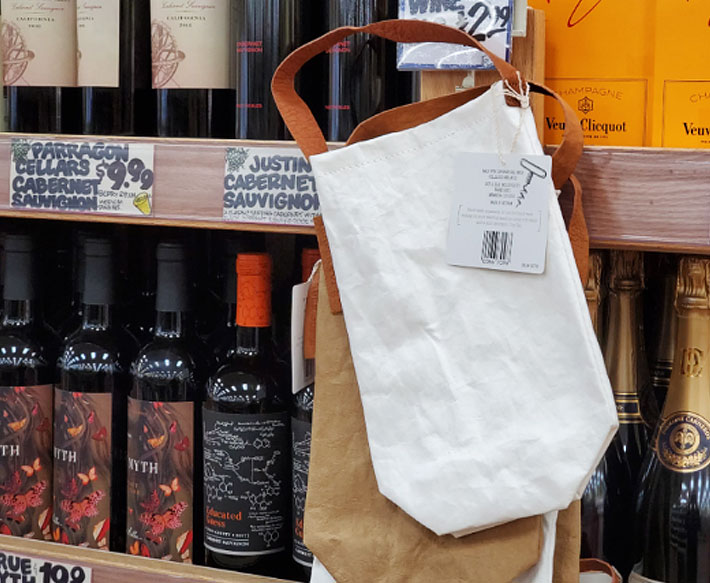 wine washable paper bag