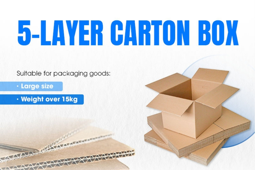 5-layer carton box - Characteristics and typical applications
