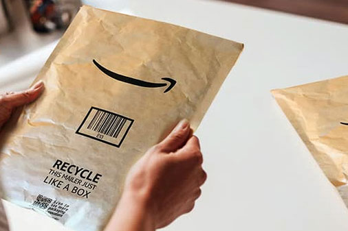 Uncover Amazon's inspired recyclable mailers