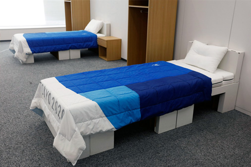 Tokyo 2020 uses cardboard paper beds for athletes